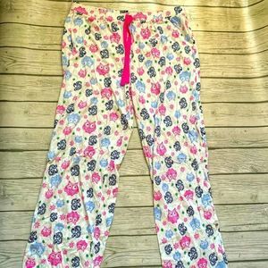 New Directions owl print pajama pants-M